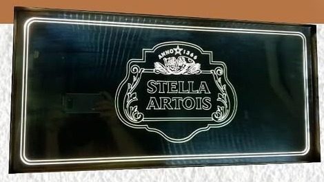 Neón Stella Artois (espejo con luz led)