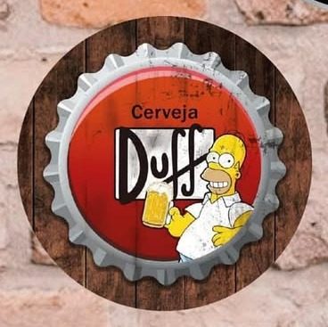 Neón Duff (tapa con Homero)