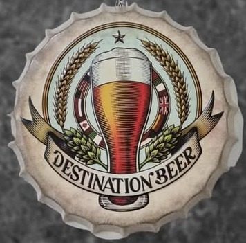 Tapa decorativa Destination Beer (con relieve) – foto 2