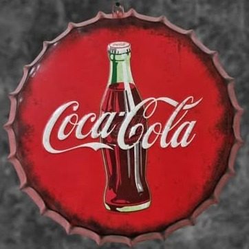 Tapa decorativa Coca-Cola (botella, con relieve) – foto 2