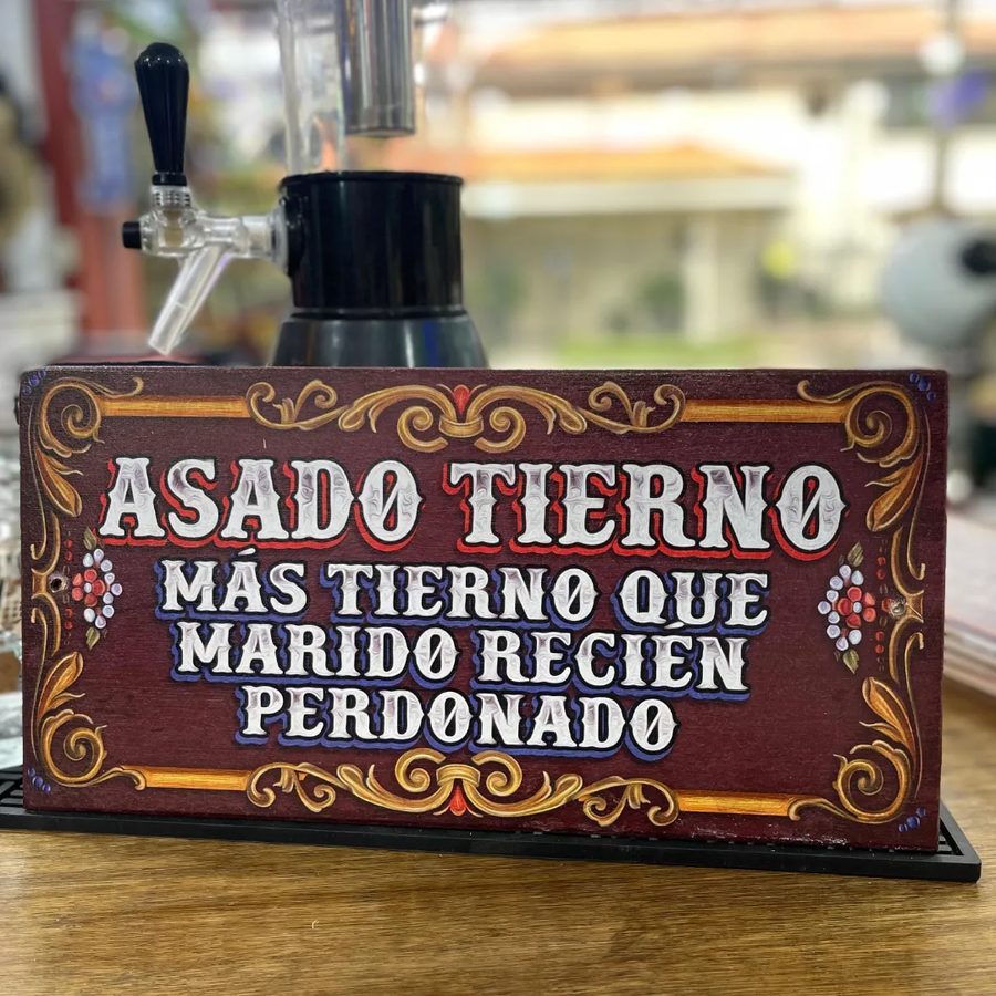 Cuadro Asado tierno más tierno que marido recién perdonado