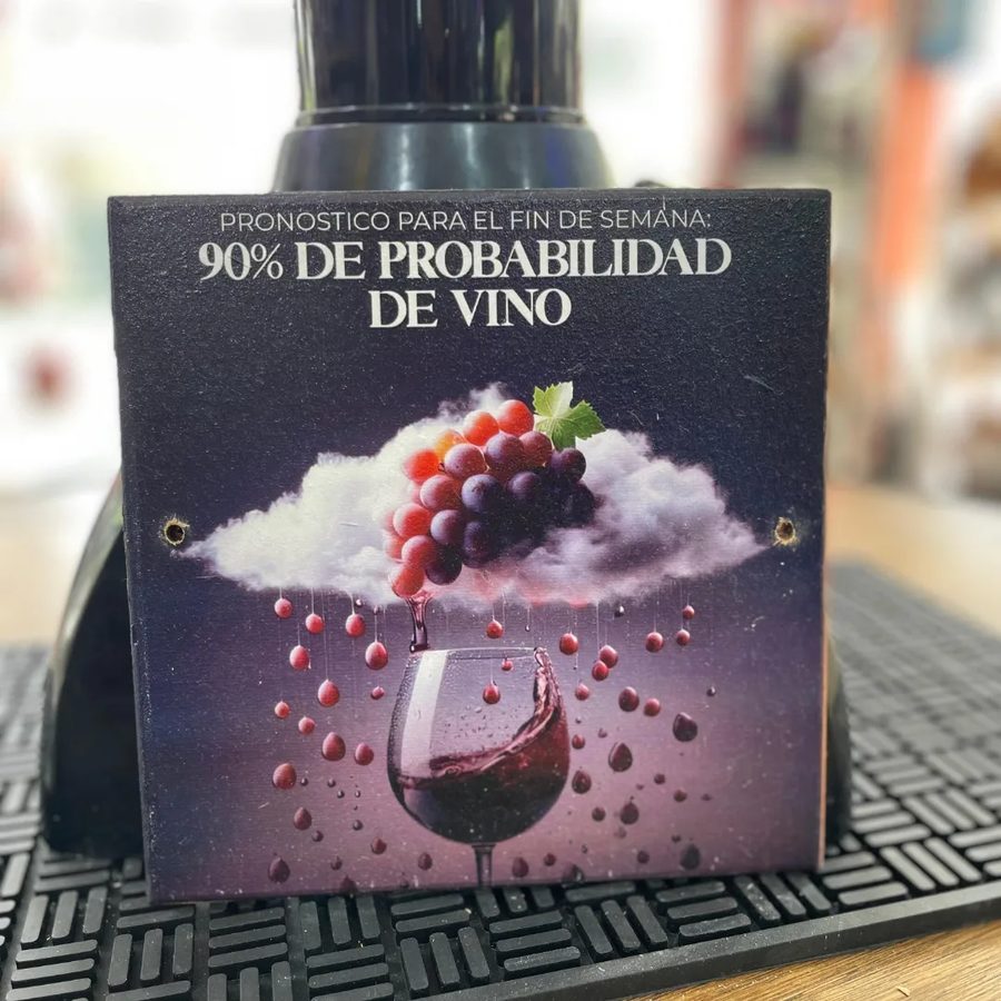 Cuadro 90% de probabilidad de vino