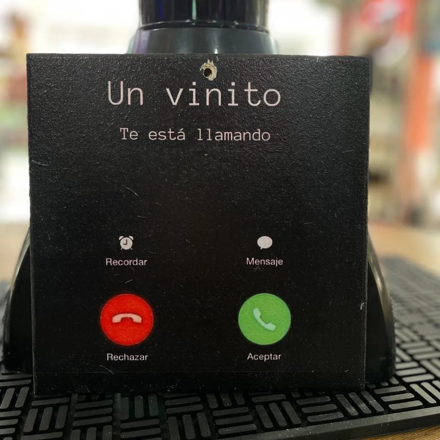 Cuadro Un vinito te está llamando