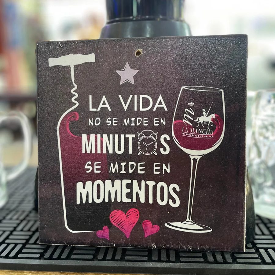 Cuadro La vida no se mide en minutos se mide en momentos
