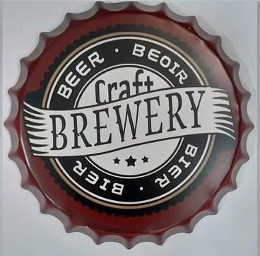 Tapa decorativa Craft Brewery