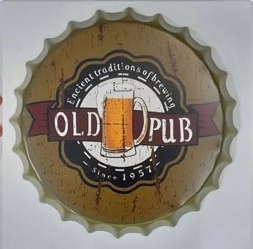 Tapa decorativa Old Pub
