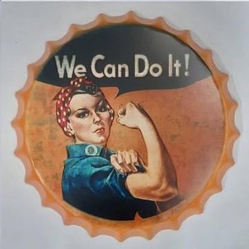 Tapa decorativa We Can Do It!
