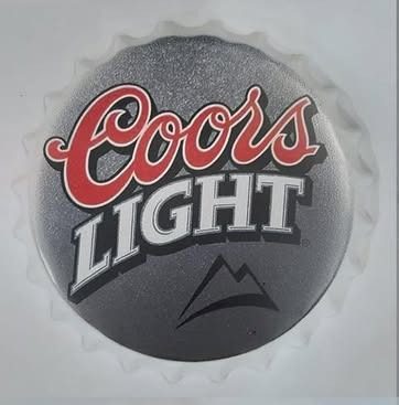 Tapa decorativa Coors Light
