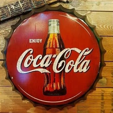 Tapa decorativa Coca-Cola (Enjoy, botella) – foto 3