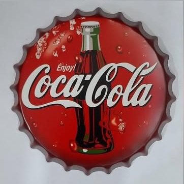 Tapa decorativa Coca-Cola (Enjoy, botella)