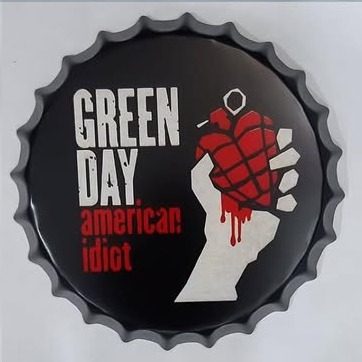 Tapa decorativa Green Day American Idiot