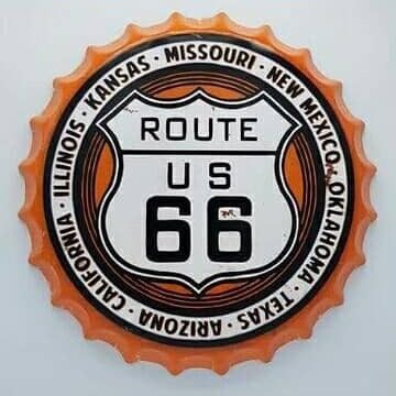 Tapa decorativa Route 66 (estados) – foto 3
