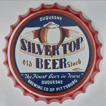 Tapa decorativa Silver Top Beer (Duquesne)