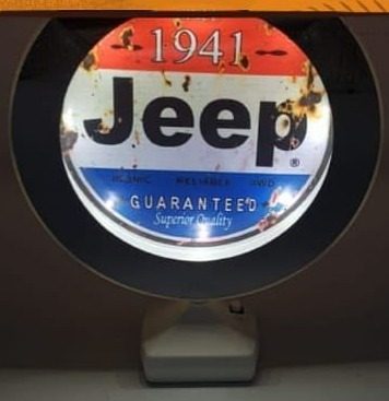 Neón Jeep 1941 (cartel LED de mesa)