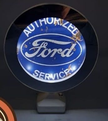 Neón Ford Authorized Service (cartel LED de mesa)