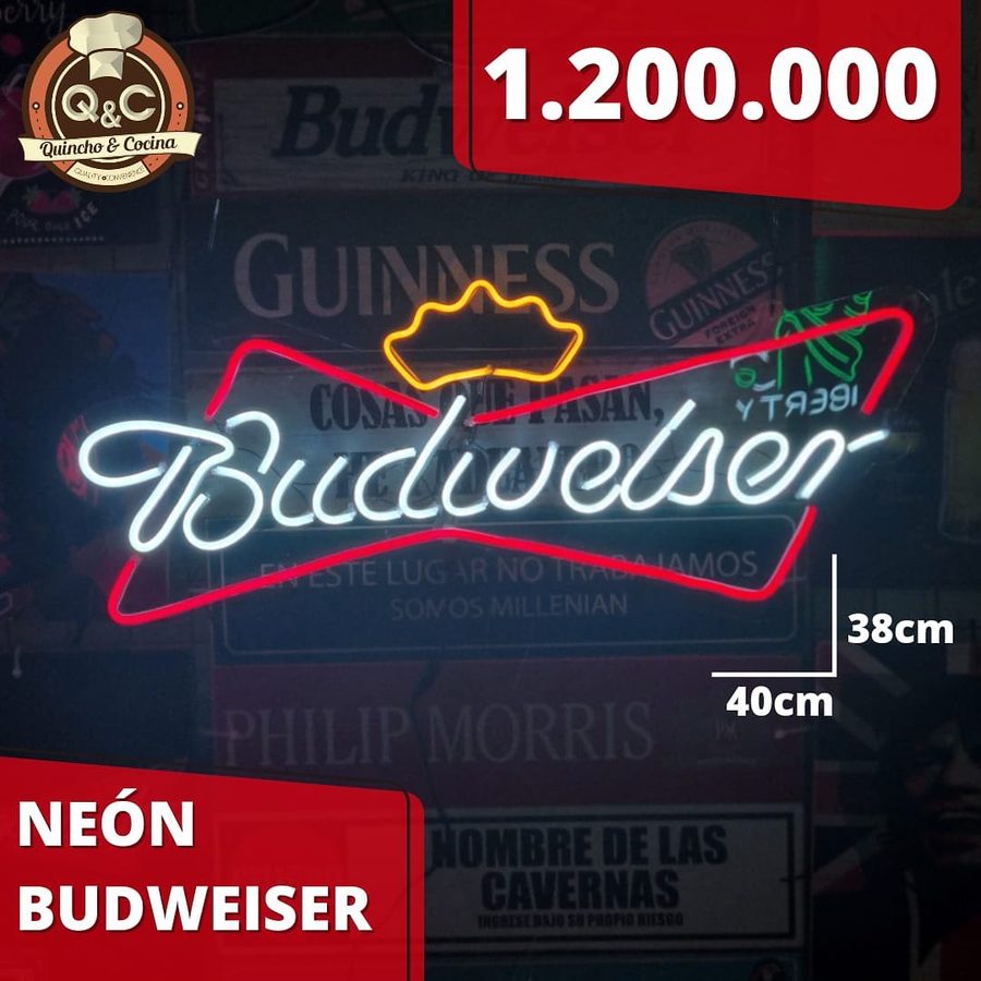 Neón Budweiser