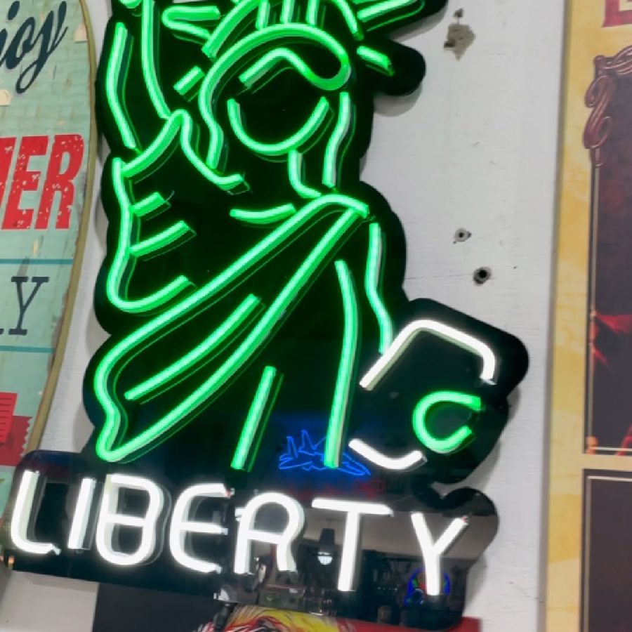 Neón Estatua de la Libertad Liberty – foto 3