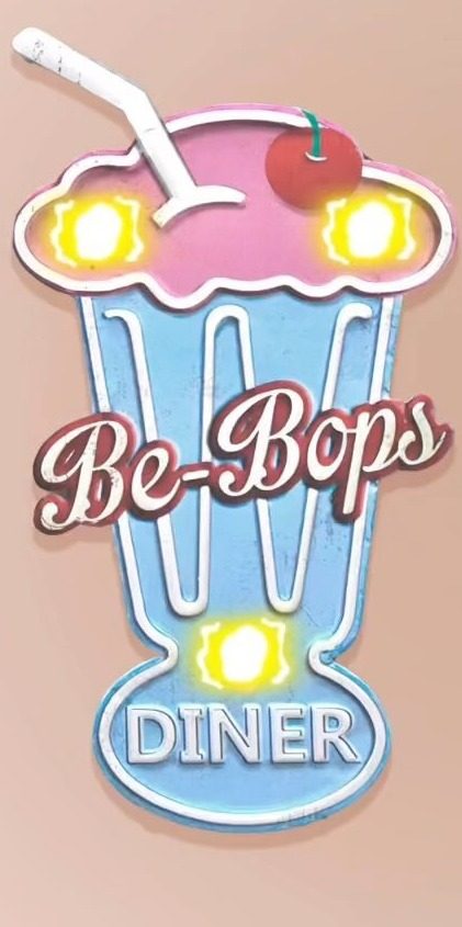 Neón Be-Bops Diner (copa de helado)