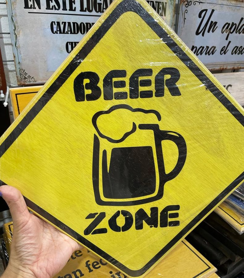 Cuadro Beer Zone señal – foto 2