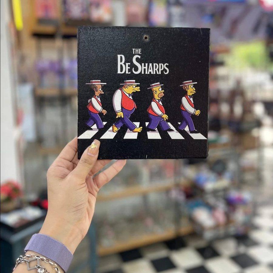 Cuadro The Be Sharps cruzando la calle