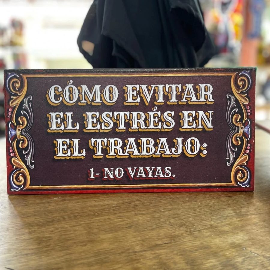 Cuadro Cómo evitar el estrés en el trabajo 1 no vayas