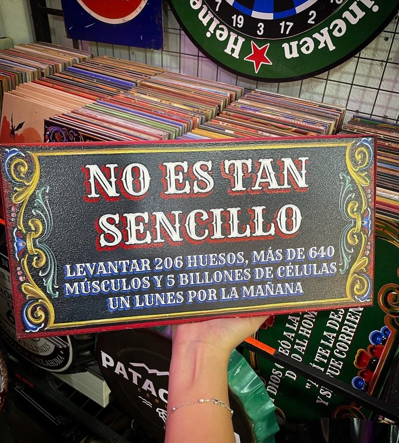 Cuadro No es tan sencillo levantar 206 huesos un lunes – foto 2