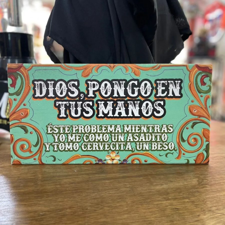 Cuadro Dios pongo en tus manos este problema
