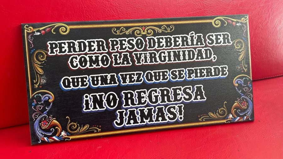 Cartel Perder peso debería ser como la virginidad – foto 2