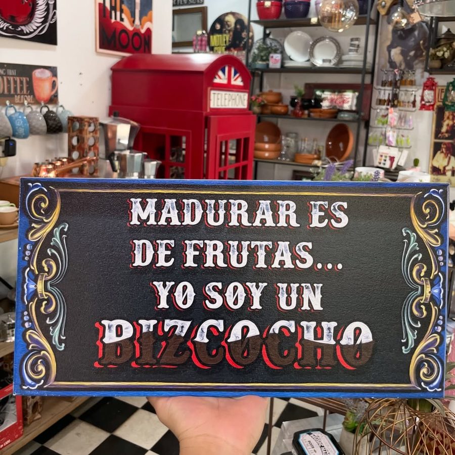 Cuadro Madurar es de frutas yo soy un bizcocho – foto 2
