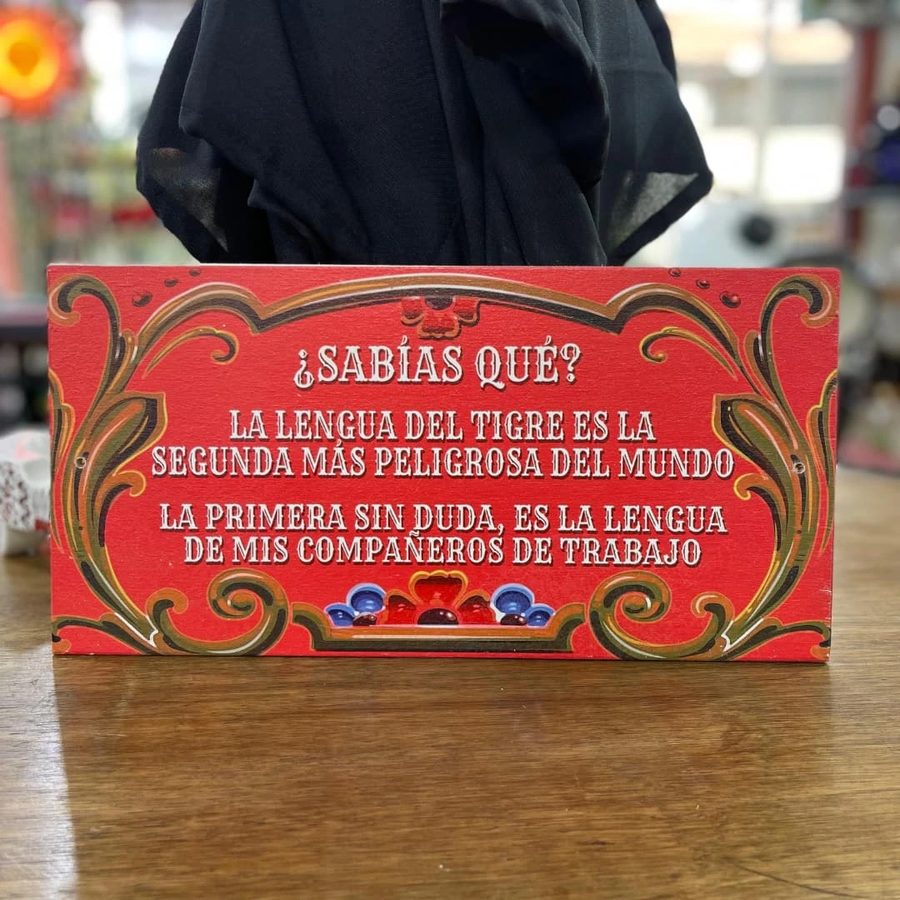 Cartel La lengua del tigre es la segunda más peligrosa del mundo