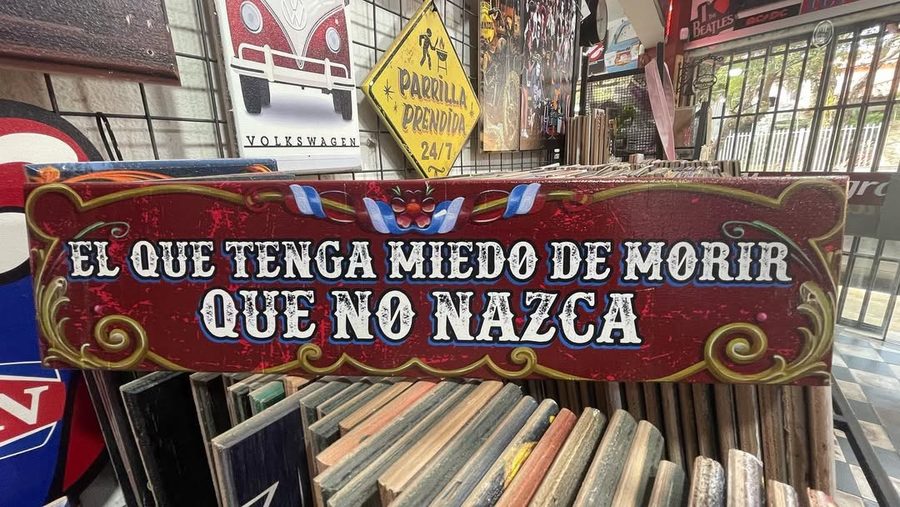 Cartel El que tenga miedo de morir que no nazca – foto 2