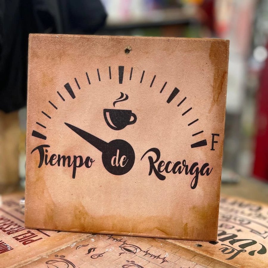 Cuadro Tiempo de recarga (café)