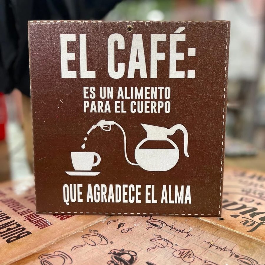 Cuadro El café: es un alimento para el cuerpo que agradece el alma