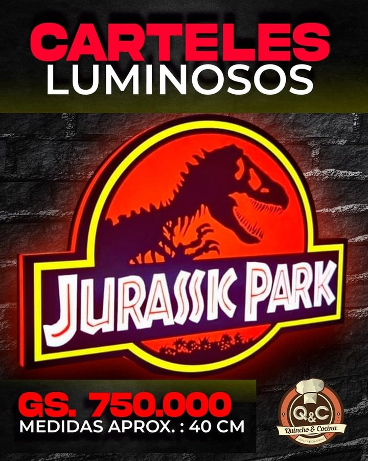 Neón Jurassic Park