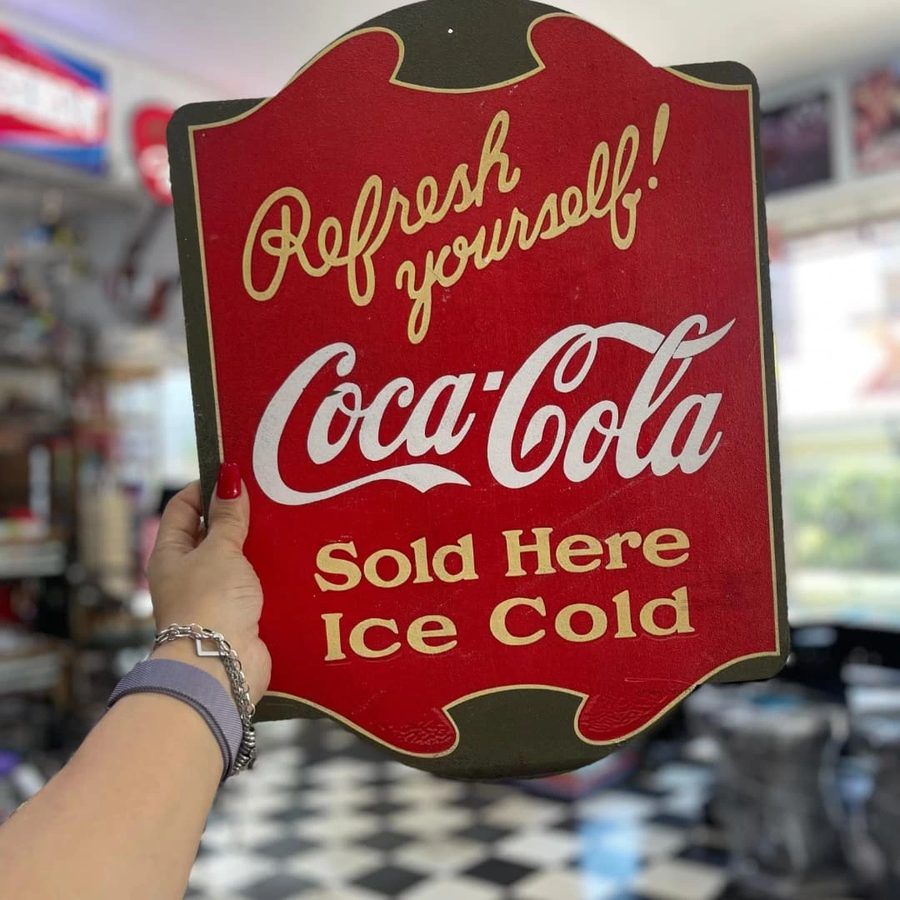 Cartel Coca-Cola Refresh yourself