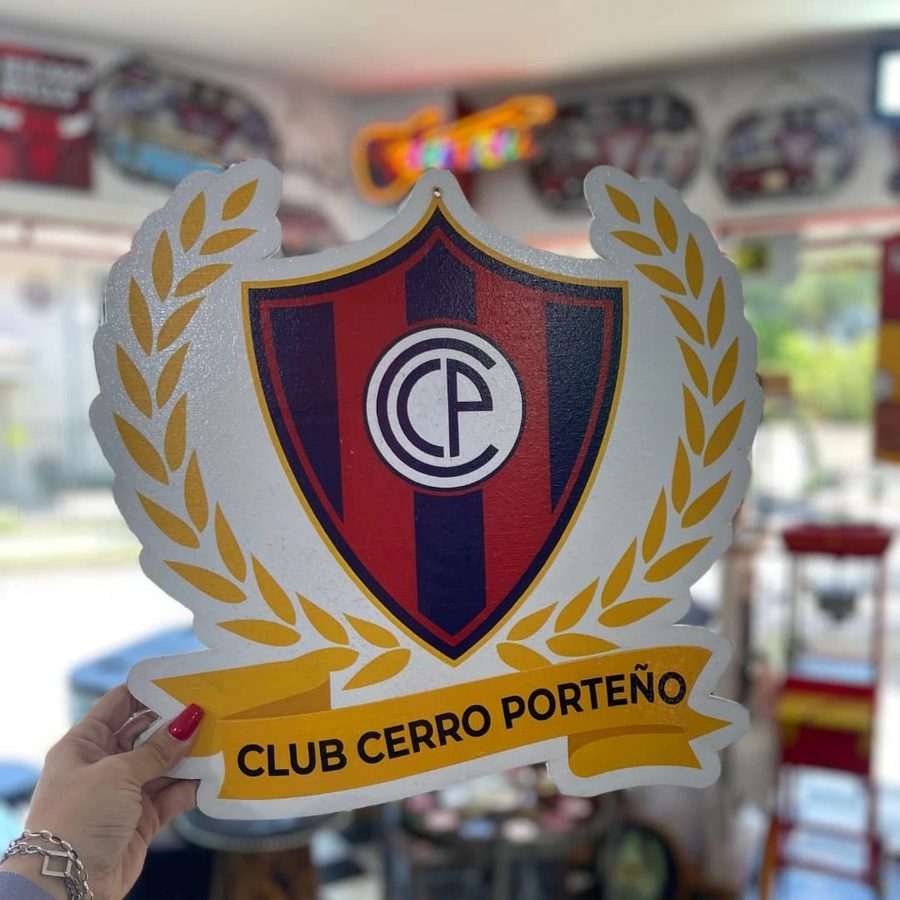Cartel Club Cerro Porteño escudo