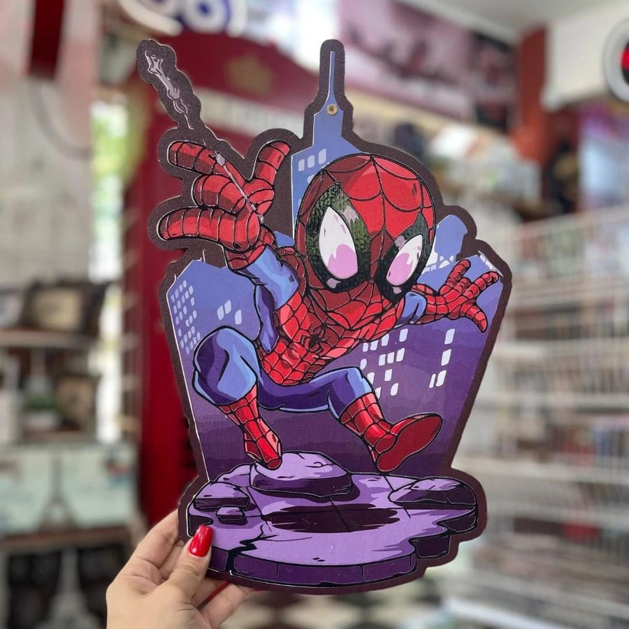 Cartel Spider-Man chibi