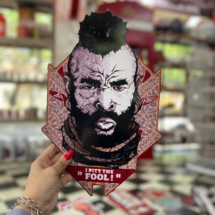 Cartel Hombre con mohicano I pity the fool!