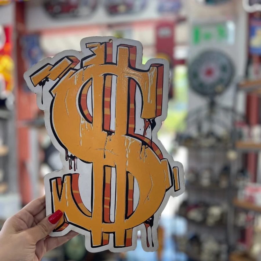 Cartel Signo de dólar