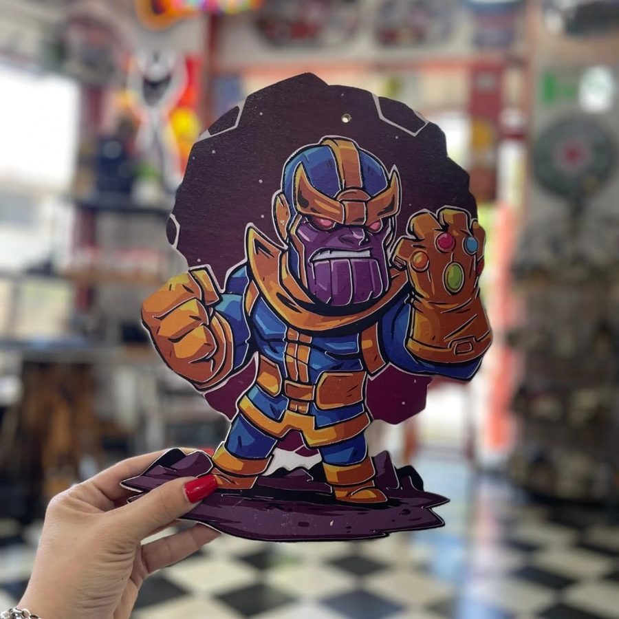 Cartel Thanos chibi