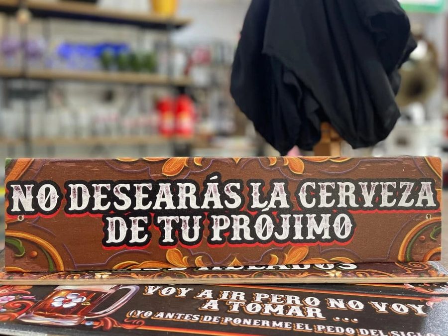 Cuadro No desearás la cerveza de tu prójimo