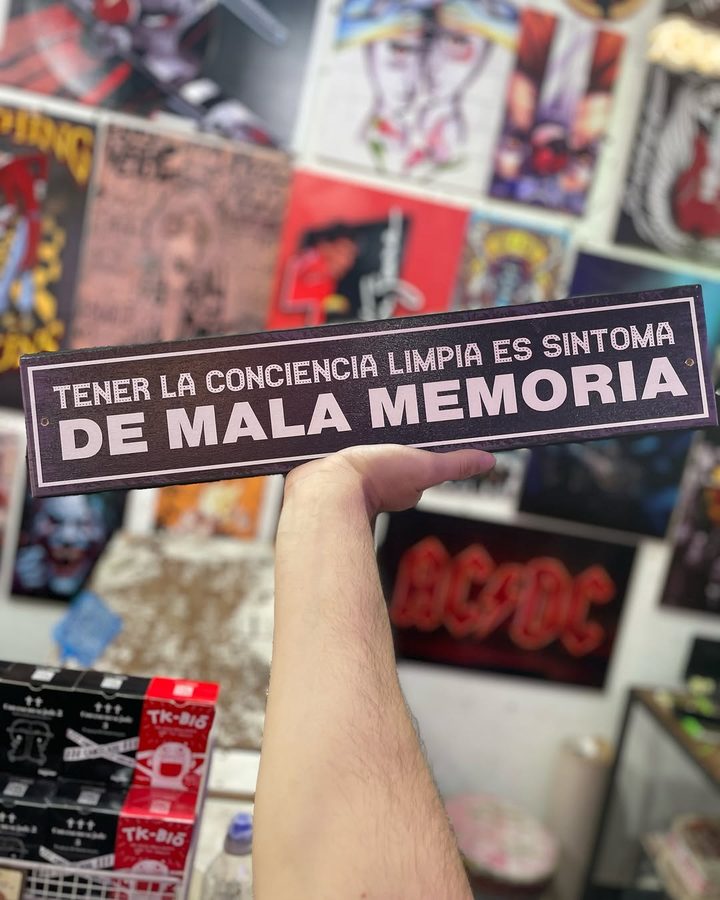 Cuadro Tener la conciencia limpia es síntoma de mala memoria – foto 2