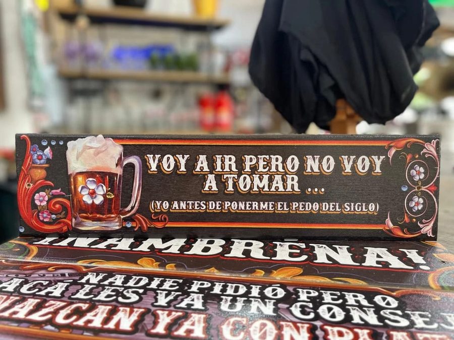 Cuadro Voy a ir pero no voy a tomar