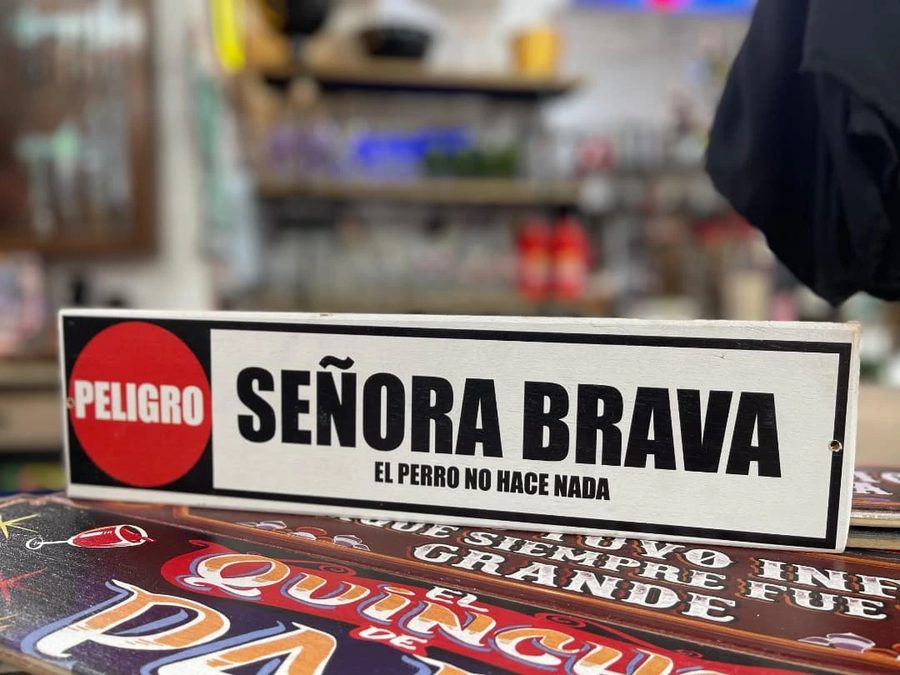 Cuadro Peligro señora brava
