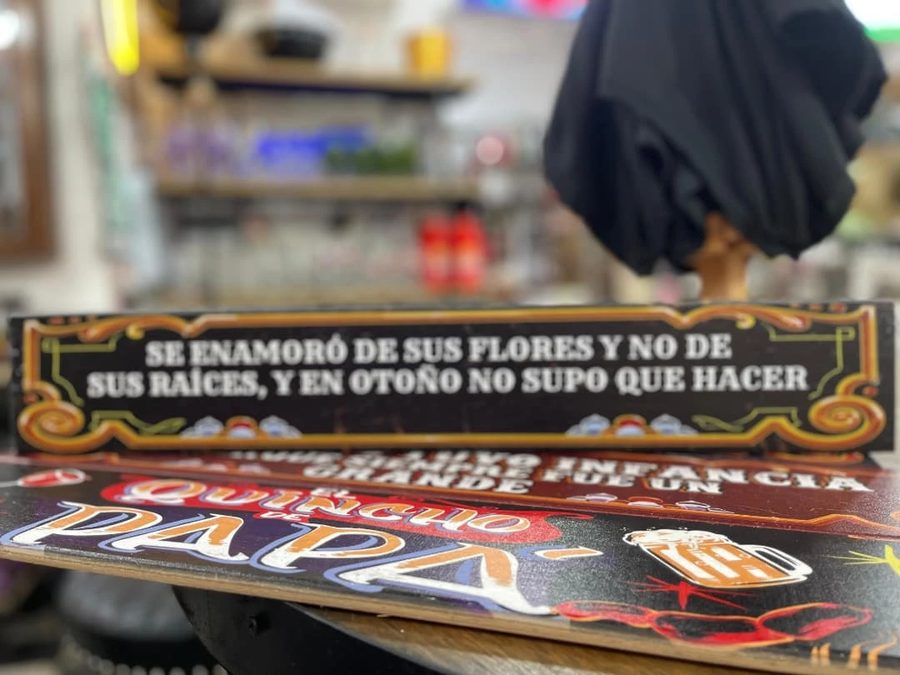 Cuadro Se enamoró de sus flores y no de sus raíces