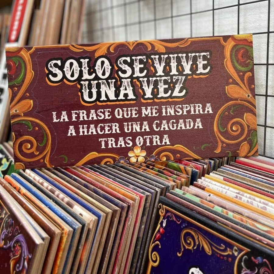 Cuadro Solo se vive una vez