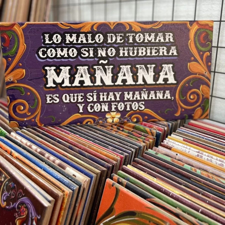 Cuadro Lo malo de tomar como si no hubiera mañana