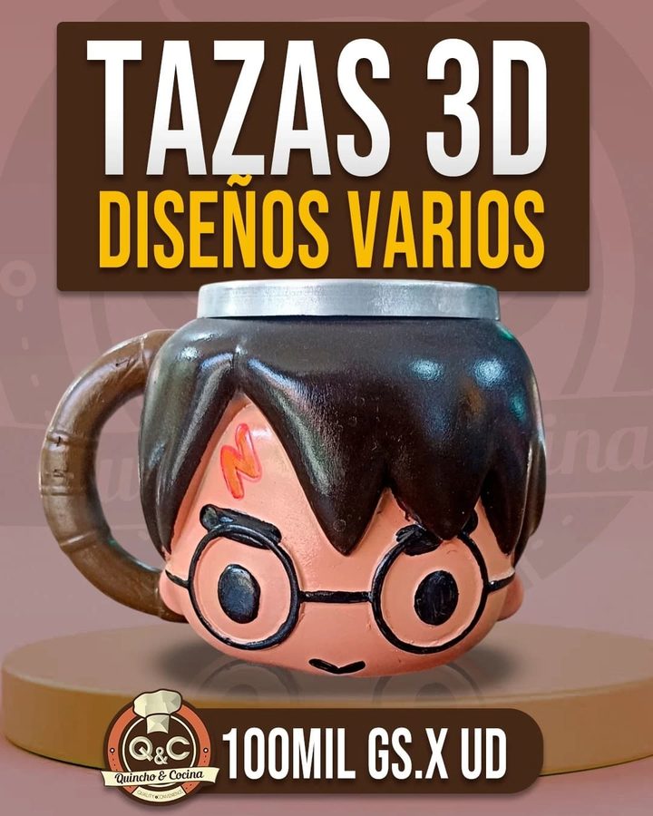 Taza 3D Harry Potter