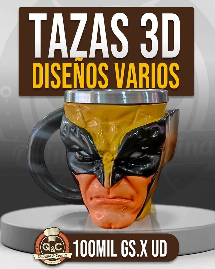 Taza 3D Wolverine