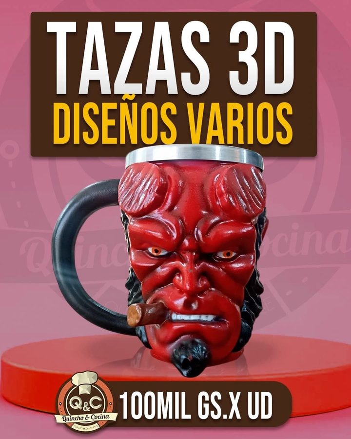 Taza 3D Hellboy